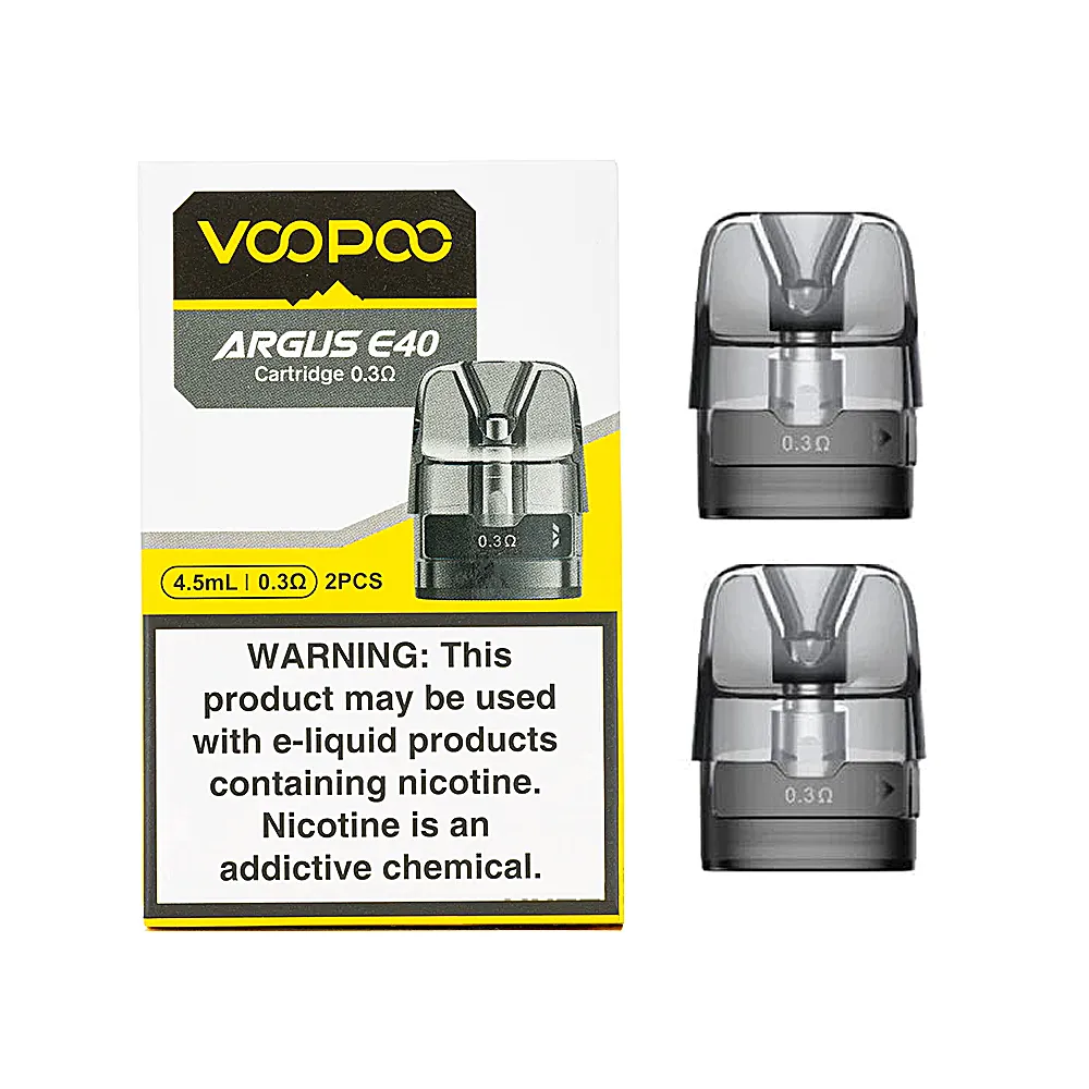 Voopoo Argus E40 Replacement Cartridge | 2 Pack | 0.3ohm product image